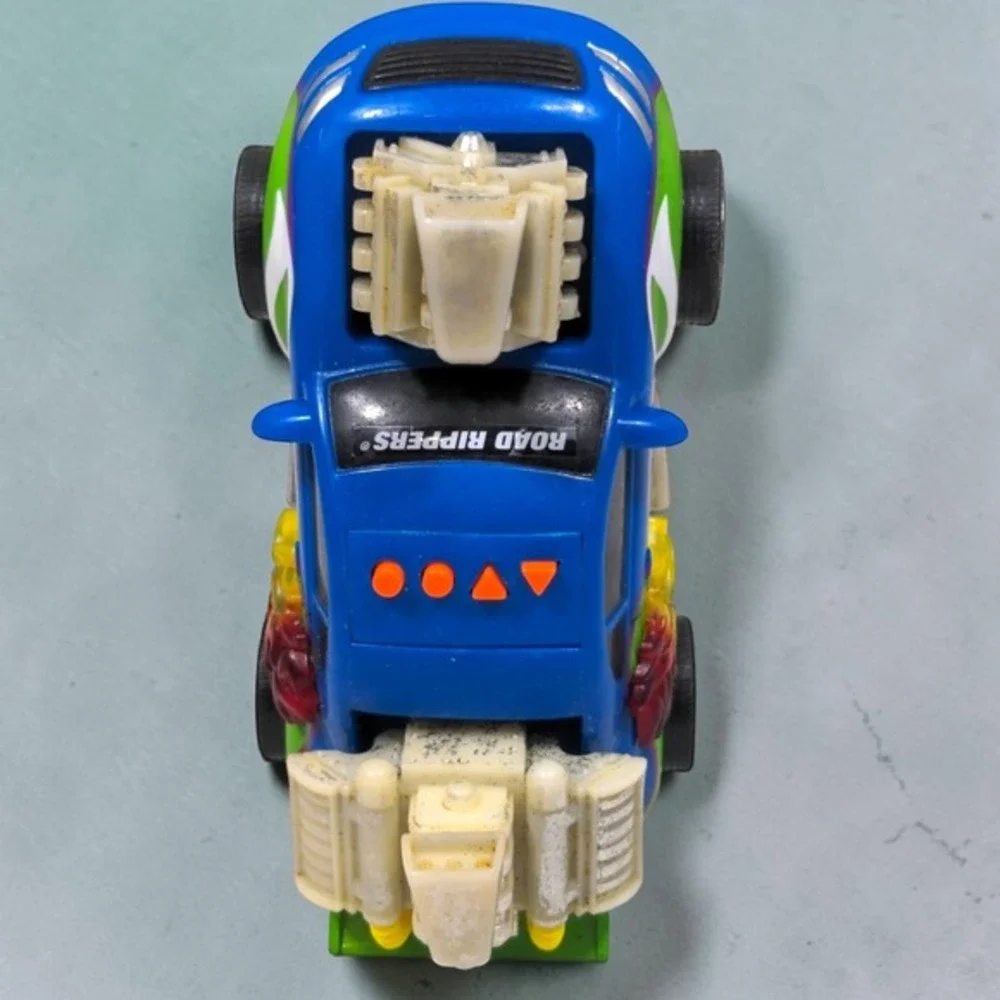 VTG Road Rippers Toy‎ State Blue Motor Muscle Car Dual Engines 2006 Lights Sound